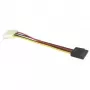 EXSYS EX-K41915 Floppy į SATA maitinimo adapterio kabelis 0,4 m, vyriškas į vyrišką