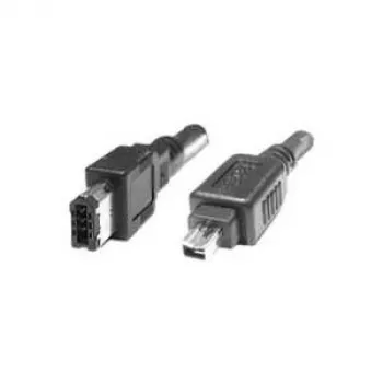 EXSYS FireWire 1394 kabelis 6-Pin į 4-Pin, 3,0 m, juodas, IEEE 1394a, 400 Mbps, dvigubai ekranuotas (EX-K6812)