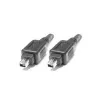 EXSYS FireWire 400 kabelis 4-pin į 4-pin, 1,5 m, juodas (EX-K6821)