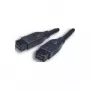 EXSYS FireWire 800 9-pin į 9-pin kabelis, 1,0 m, juodas, 800 Mbps, dvigubai ekranuotas EX-K6850