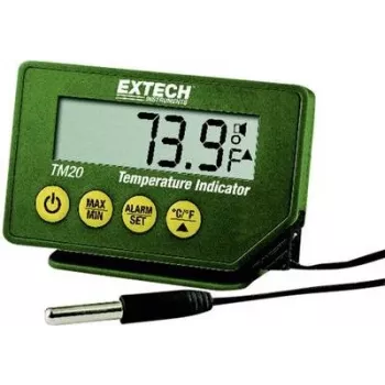 Extech TM20 vandeniui atsparus temperatūros indikatorius, -40–250°C, IP65, NTC termistorius
