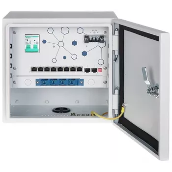 External Camera Distribution Point Expert-PoE/OTD-82GSFP - Valdomas pramoninis PoE+ jungiklis su 8 Gigabit PoE prievadais ir 2 SFP lizdais, IP67