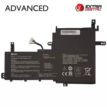Extra Digital Advanced ASUS B31N1842 nešiojamojo kompiuterio baterija – 3600mAh 11.52V Li-ion 3 celių, juoda