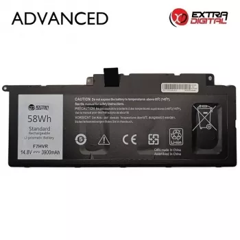 Extra Digital Advanced nešiojamojo kompiuterio baterija, skirta Dell F7HVR – 3900mAh ličio jonų