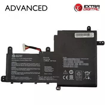Extra Digital Advanced NB432516 nešiojamojo kompiuterio baterija ASUS B31N1729 – 3400mAh, 11.52V, 39.2Wh, 3 celių
