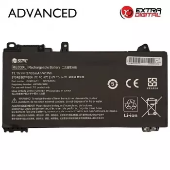 Extra Digital Advanced NB462551 HP RE03XL baterija – 3700mAh 11.55V ličio jonų, 3 celių, juoda