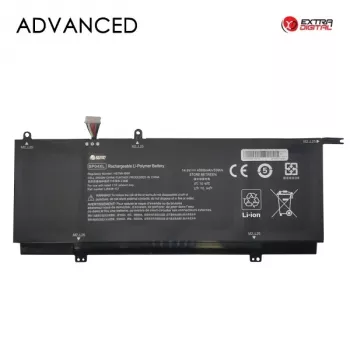 Extra Digital Advanced Replacement Battery, skirta HP Spectre x360 15-ch serijai – 4000mAh Li-Polymer, 15.4V, 4 celių, juoda