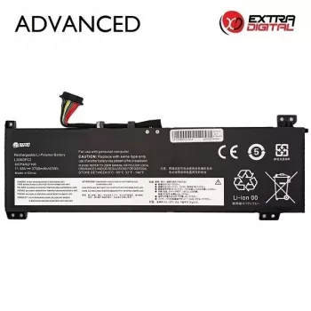 Extra Digital Advanced atsarginė baterija nešiojamam kompiuteriui Lenovo L20M3PC2, 3750mAh, 11.52V, 43Wh, 3 celių