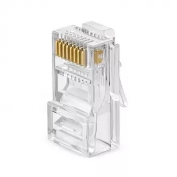EXTRA DIGITAL RJ45 UTP Cat5e modulinis kištukas (8P8C, 50µ auksuotas, 100 vnt.)