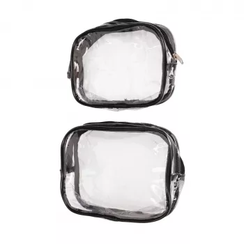EXTRALINK Black Forest KM03 kabininis kelioninis kuprinė 45x20x30 cm su 2 kosmetinėmis – pilka