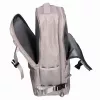 EXTRALINK Black Forest KM03 kabininis kelioninis kuprinė 45x20x30 cm su 2 kosmetinėmis – pilka