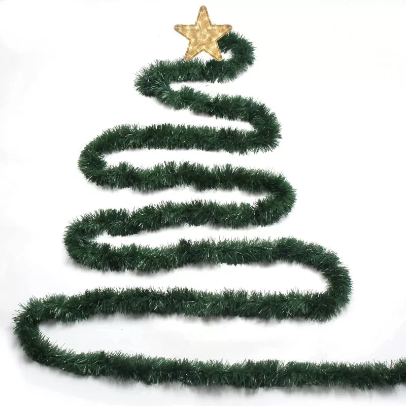 Extralink Christmas Garland, dekoratyvinė grandinė 5m - USB maitinamos LED lemputės, šiltai baltos, vidaus erdvėms
