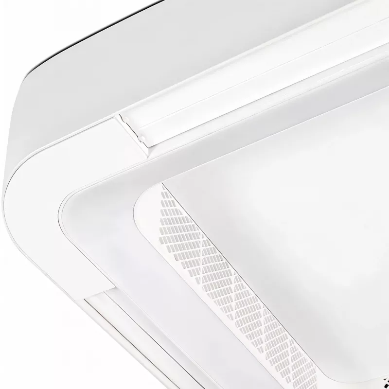 Extralink Cube Air 23 59 cm Smart WiFi lubinis ventiliatorius su šviesa, baltas, valdymas programa