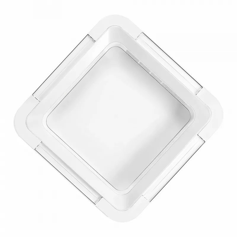 Extralink Cube Air 23 59 cm Smart WiFi lubinis ventiliatorius su šviesa, baltas, valdymas programa