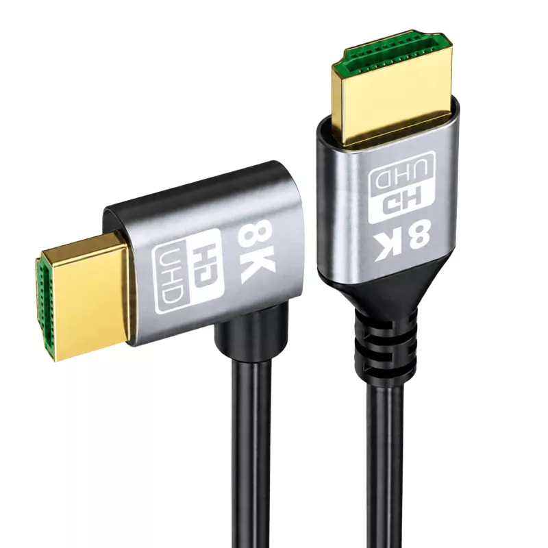 EXTRALINK HDMI 2.1 8K HDR 2M Left-Angled Cable (EX.96716)