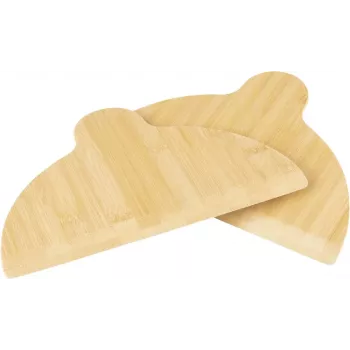 EXTRALINK HOME Bamboo Wood Pizza Peels – 2 vnt., natūralus karščiui atsparus picos mentės rinkinys