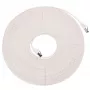 EXTRALINK LAN Patch Cord Cat.8 U/FTP 15m 40G plokščias ekranuotas vytos poros laidas, vario laidininkai, baltas