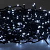 Extralink LED girlianda 200 LED šalta balta 10m + 3m IP44 vidui ir laukui