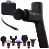 Extralink Massage Gymgun Fit 2.0 Pro masažinis pistoletas, 7 antgalių, 6 režimų