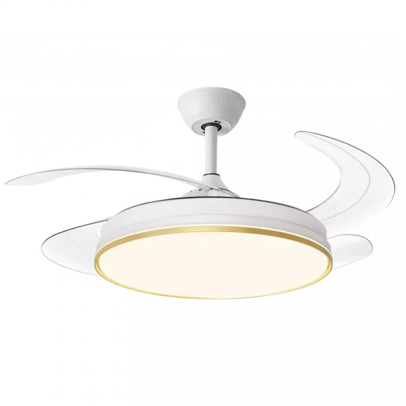 Extralink Phantom Wing 42 Smart WiFi lubinis ventiliatorius – baltas, 107 cm, valdymas per WiFi programėlę