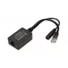 Extralink PoE inverteris 1 prievadas, įėjimas 1x 1000Mb/s RJ45/Jack 10-30V, išėjimas 48V