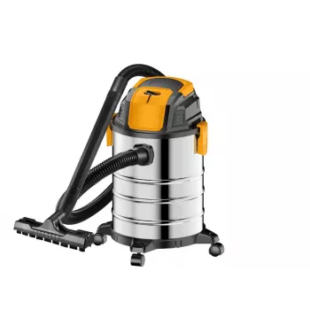 EXTRALINK POWERLINK Industrial Wet & Dry Vacuum Cleaner, 1300W, 20L, sidabrinis, R-702