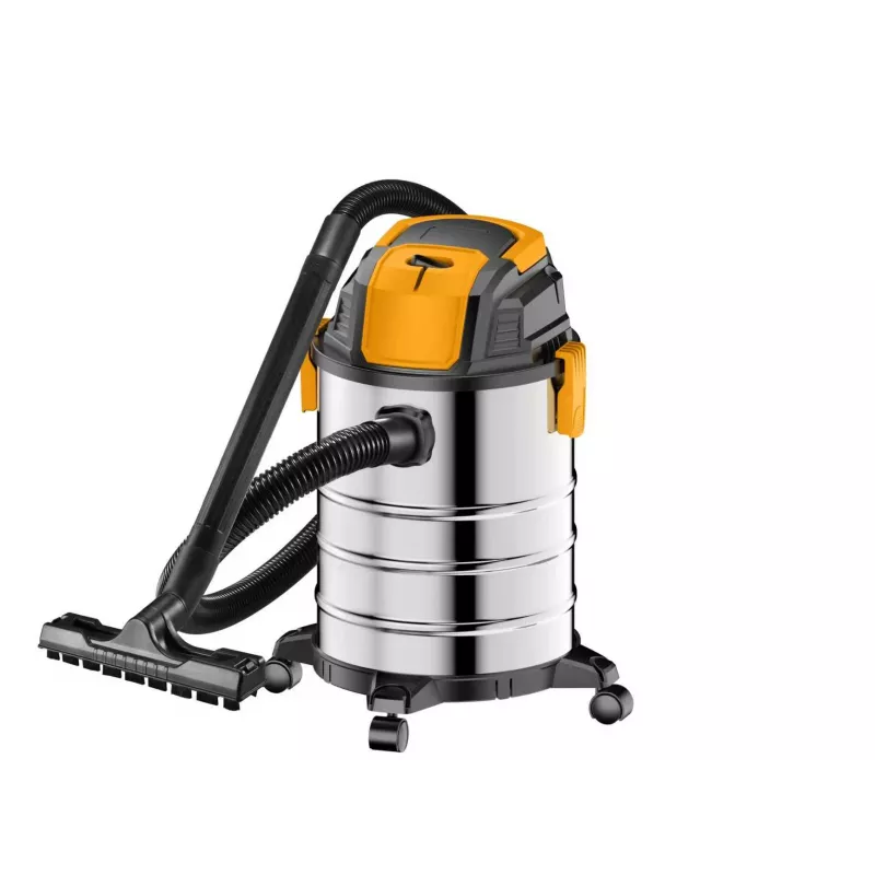 EXTRALINK POWERLINK Industrial Wet & Dry Vacuum Cleaner, 1300W, 20L, sidabrinis, R-702