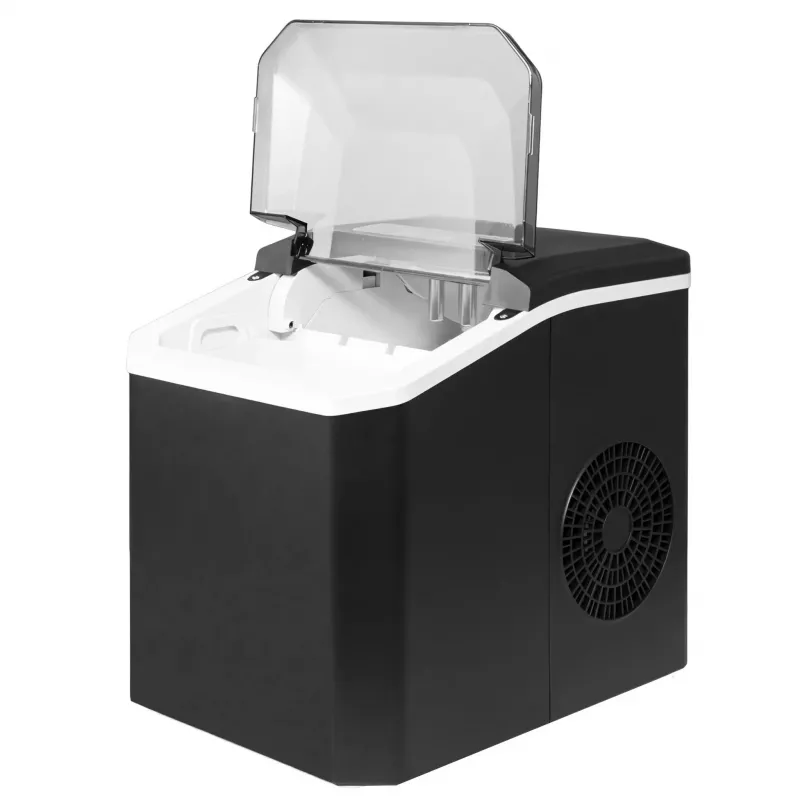 Extralink SmartLife Cube Ice Lite ledo gaminimo aparatas - 12 kg/24h, 1.8 L talpa, kulkos formos ledas, juodas