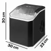 Extralink SmartLife Cube Ice Lite ledo gaminimo aparatas - 12 kg/24h, 1.8 L talpa, kulkos formos ledas, juodas