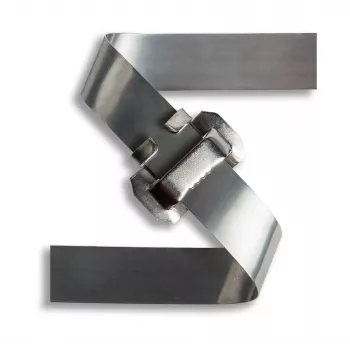 Extralink Nerūdijančio plieno juosta 0,7 mm, tvirtinimui ant elektros stulpų, 20 mm x 0,7 mm, 50 m
