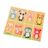 EXTRALINK TOYS Magnetinė dėlionė knygelė Gyvūnai 68 dalys