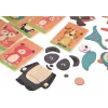 EXTRALINK TOYS Magnetinė dėlionė knygelė Gyvūnai 68 dalys