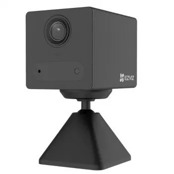 EZVIZ CB2 2K+ 3MP 4G LTE baterijinė apsaugos kamera su spalvotu naktiniu matymu, IP65, PIR aptikimu, dvipusiu pokalbiu, „MicroSD“ iki 512 GB