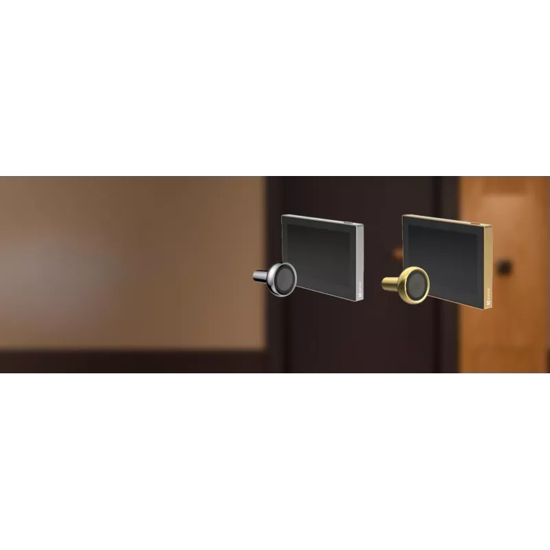 Ezviz CS-CP2 belaidis vaizdo domofonas (1080p, 4.3 col. LCD, Wi-Fi, PIR, dvipusis garsas, auksinis)