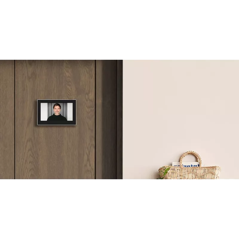 Ezviz CS-CP2 belaidis vaizdo domofonas (1080p, 4.3 col. LCD, Wi-Fi, PIR, dvipusis garsas, auksinis)