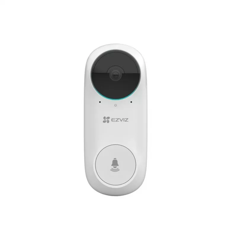 EZVIZ DB2C belaidis vaizdo domofonas 1080p Full HD, 160° FoV, naktinis matymas, dvipusis garsas, IP65, maitinamas baterija, veikia su Alexa/Google Assistant