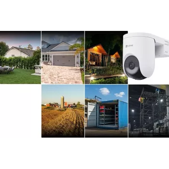 EZVIZ HB8 Lite 4G lauko PT baterinė kamera (4MP, 2K+, Wi-Fi 6, 4G/LTE, AI žmonių ir transporto aptikimas, spalvotas naktinis matymas)