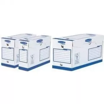 Fellowes Bankers Box Basic Heavy Duty A4+ archyvinė dėžė, mėlyna, 100% perdirbtas kartonas, FSC sertifikuota 4472902