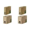 Fellowes BANKERS BOX EARTH archyvinė dėžė, ruda, 150 mm nugarėlė, 100% perdirbtas kartonas, užrakinamas dangtelis, 1 vnt. (4473202)