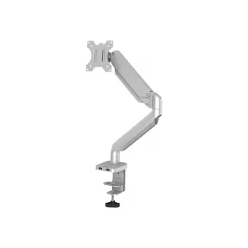 Fellowes Platinum Series Monitor Mount - reguliuojama ranka - aliuminis - sidabrinis - ekrano dydis iki 68,6 cm (27 colių)