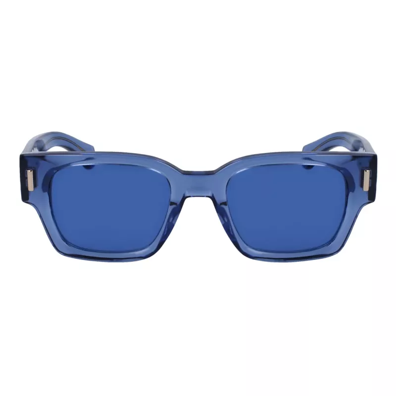 FERRAGAMO Vyriški Akiniai Nuo Saulės SF2010S522143 - Stačiakampis Acetato Rėmelis, UV400 Apsauga, 52 mm Lęšiai