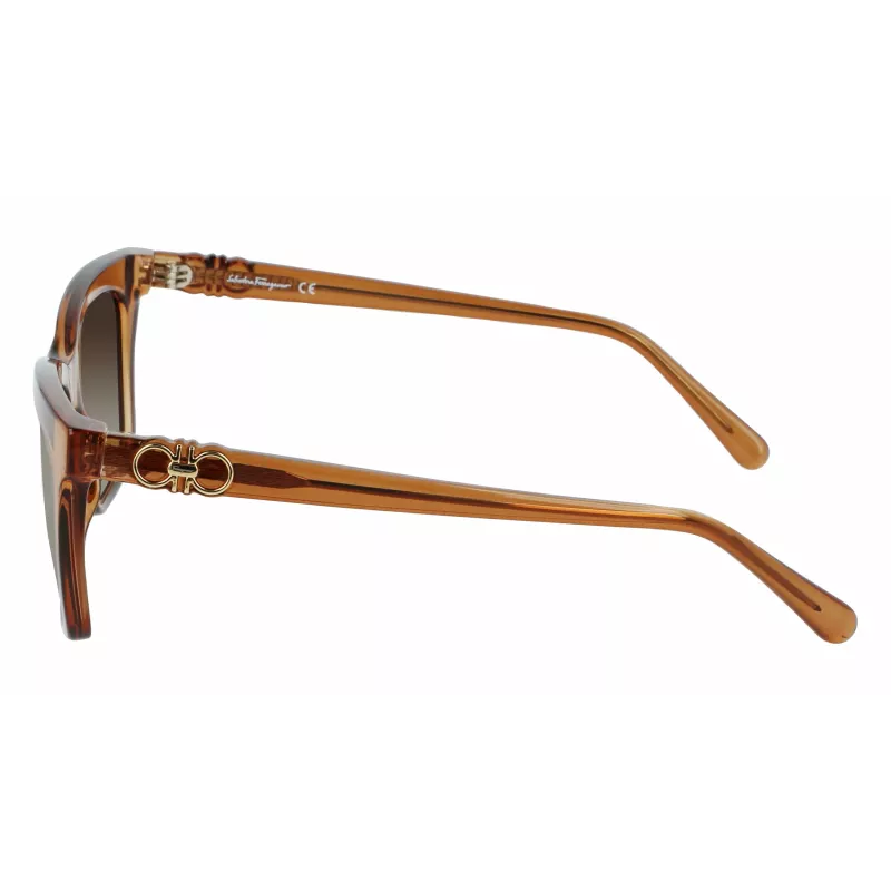 FERRAGAMO SF1027S-210 Moteriški Akiniai nuo Saulės Havana Ruda 55mm