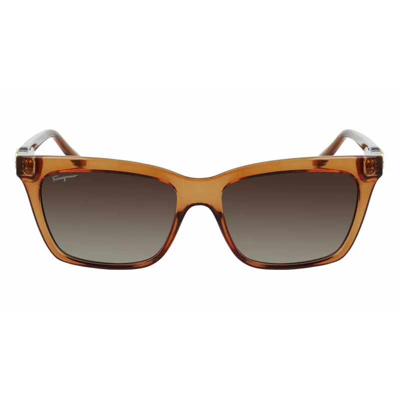 FERRAGAMO SF1027S-210 Moteriški Akiniai nuo Saulės Havana Ruda 55mm