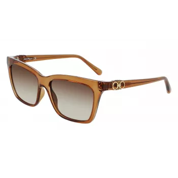 FERRAGAMO SF1027S-210 Moteriški Akiniai nuo Saulės Havana Ruda 55mm