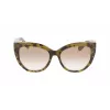 FERRAGAMO SF1061S-246 Moteriški Akiniai Nuo Saulės Havana Acetate Rudi Gradient Lęšiai 56/18/145 mm