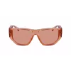 Ferragamo SF1077S-838 Unisex Sunglasses Pilot Shiny Rose Gold Brown Gradient 56/13/140 mm