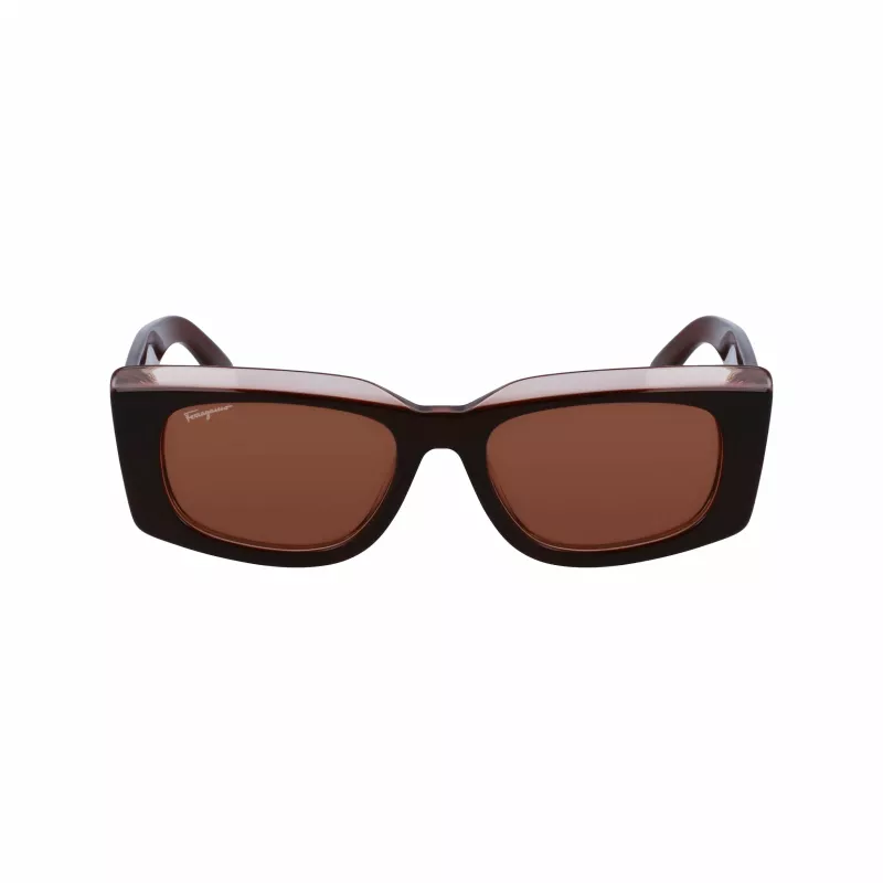 FERRAGAMO SF1079S-211 Moteriški akiniai nuo saulės Havana Rudi Gradient 54mm