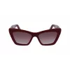 FERRAGAMO SF1081SE-603 Moteriški katės akies formos akiniai nuo saulės Burgundy Brown Gradient 55mm
