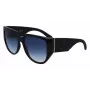 Ferragamo SF1088SE-001 Moteriški Akiniai Nuo Saulės Drugelio Formos Acetatas Juoda Pilka 57mm