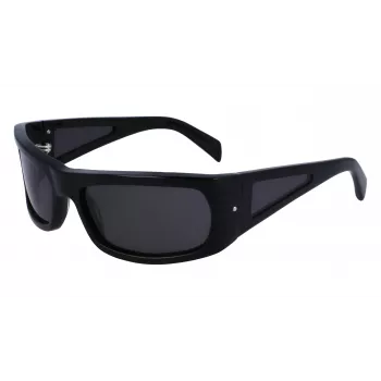 Ferragamo SF1099S-001 Unisex Akiniai Juodi Pilki 63mm